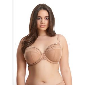 Elomi Matilda Underwire Plunge Bra, Cafe Au Lait 34K